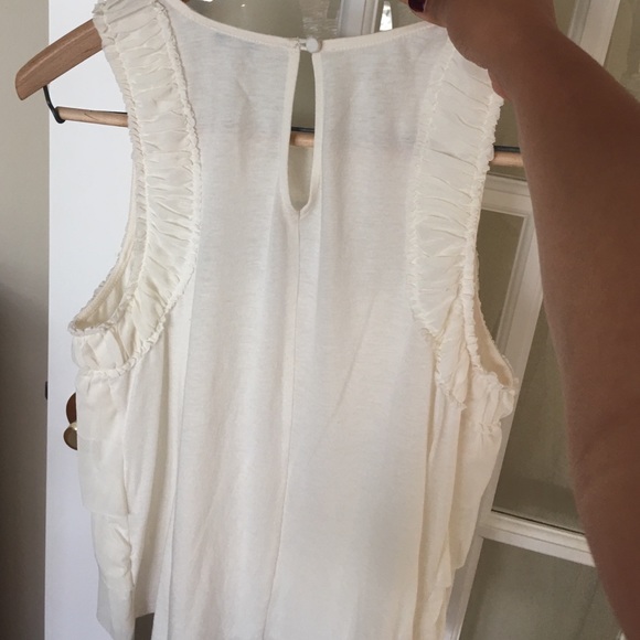 Express ivory/white baby doll blouse - Picture 2 of 4